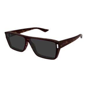 NEW SAINT LAURENT SUNGLASSES, SL 757 002 DARK HAVANA UNISEX EYEWEAR SL757 002